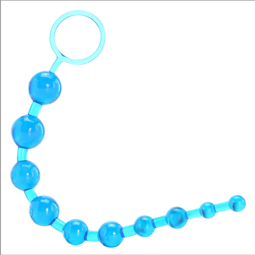 X-10 Anal Beads in Blue