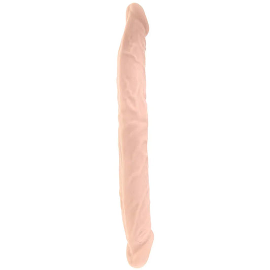 RealRock 14 Inch Double Dildo in White - SexToysVancouver.Delivery