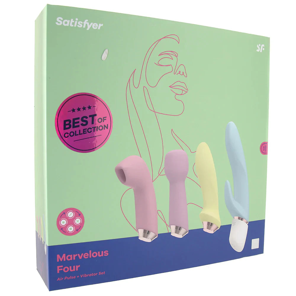 Satisfyer Marvelous Four Air Pulse + Vibe Set - SexToysVancouver.Delivery