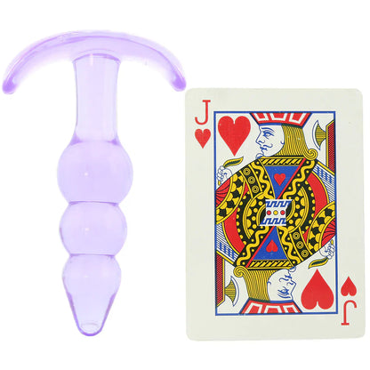 Jelly Rancher Ripple T Butt Plug in Purple - SexToysVancouver.Delivery
