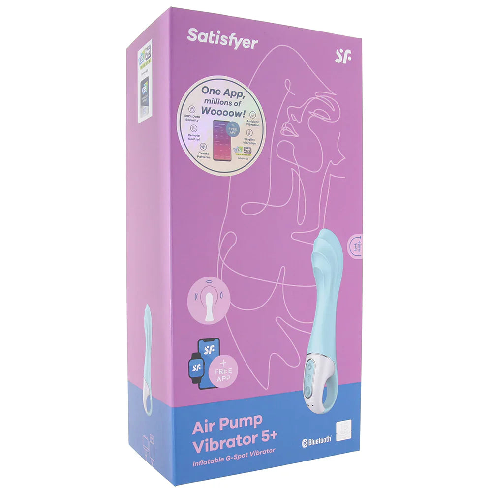 Satisfyer Air Pump Vibrator 5+ G-Spot Vibe - SexToysVancouver.Delivery