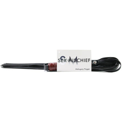 Sex & Mischief Mahogany Flogger - SexToysVancouver.Delivery