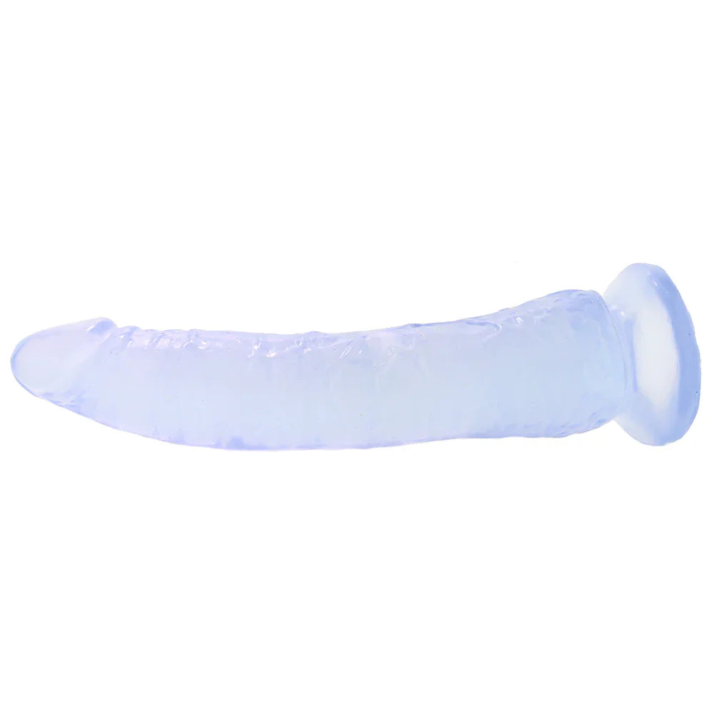 Basix Slim 7 Inch Dildo in Clear - SexToysVancouver.Delivery