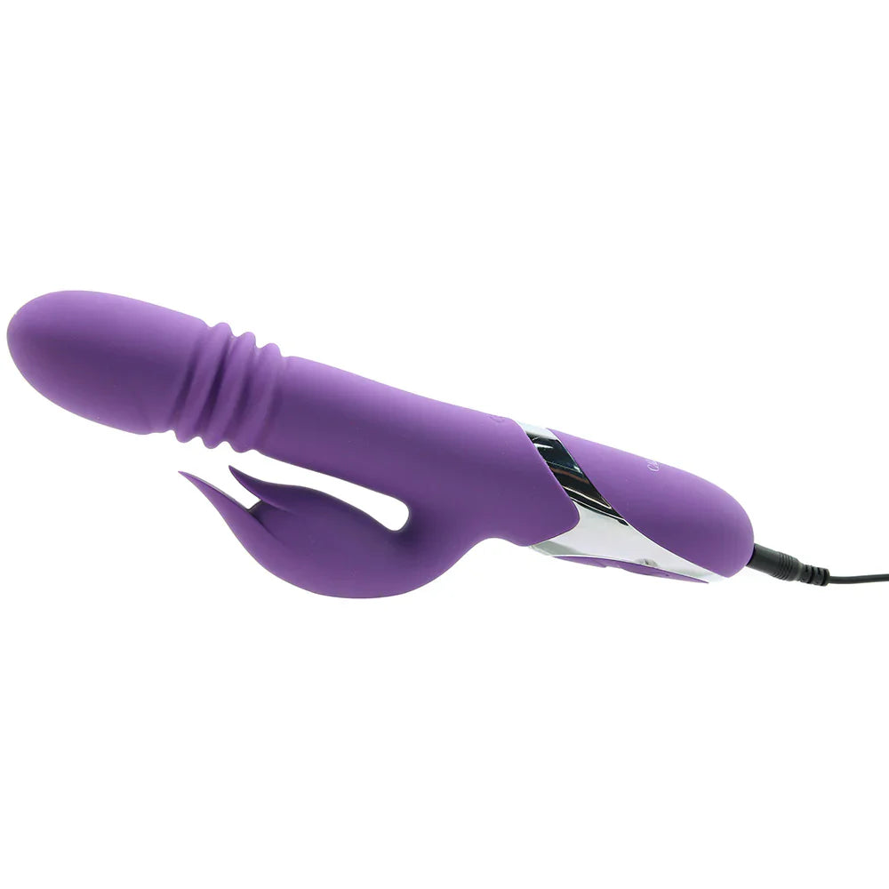 Enchanted Kisser Thrusting Rabbit Vibe in Purple - SexToysVancouver.Delivery