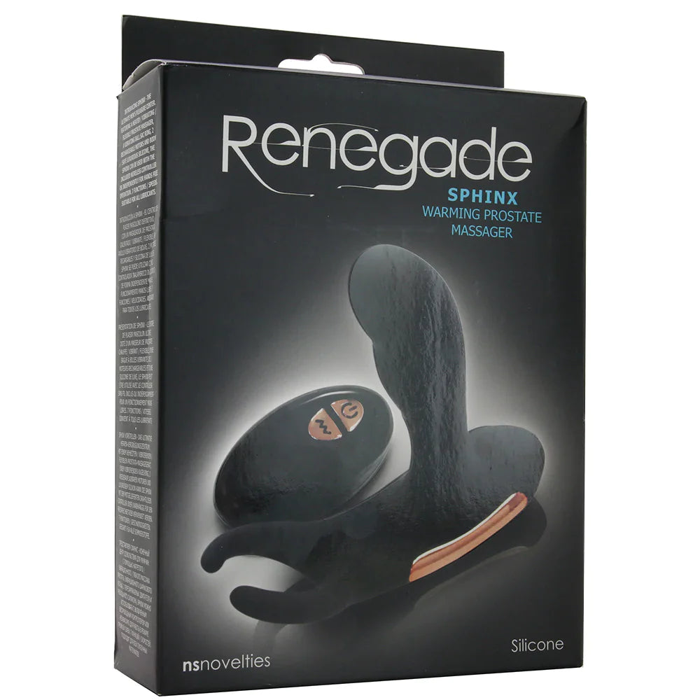 Sphinx Warming Prostate Vibe in Black - SexToysVancouver.Delivery