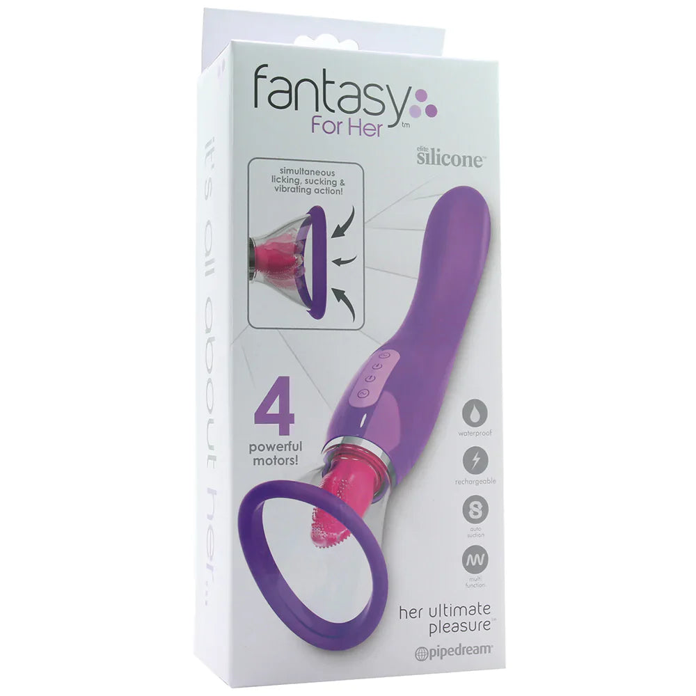 Fantasy For Her Ultimate Pleasure Clitoral Pump Vibe - SexToysVancouver.Delivery