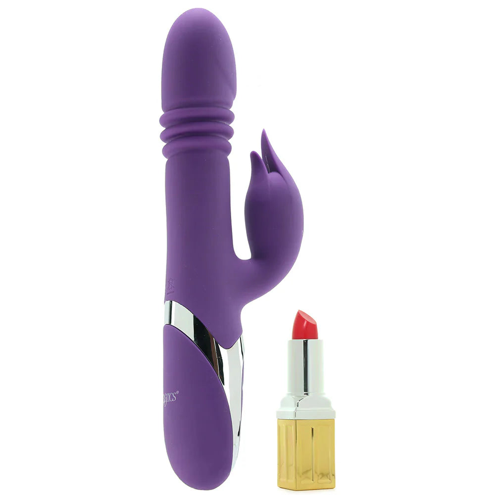 Enchanted Kisser Thrusting Rabbit Vibe in Purple - SexToysVancouver.Delivery