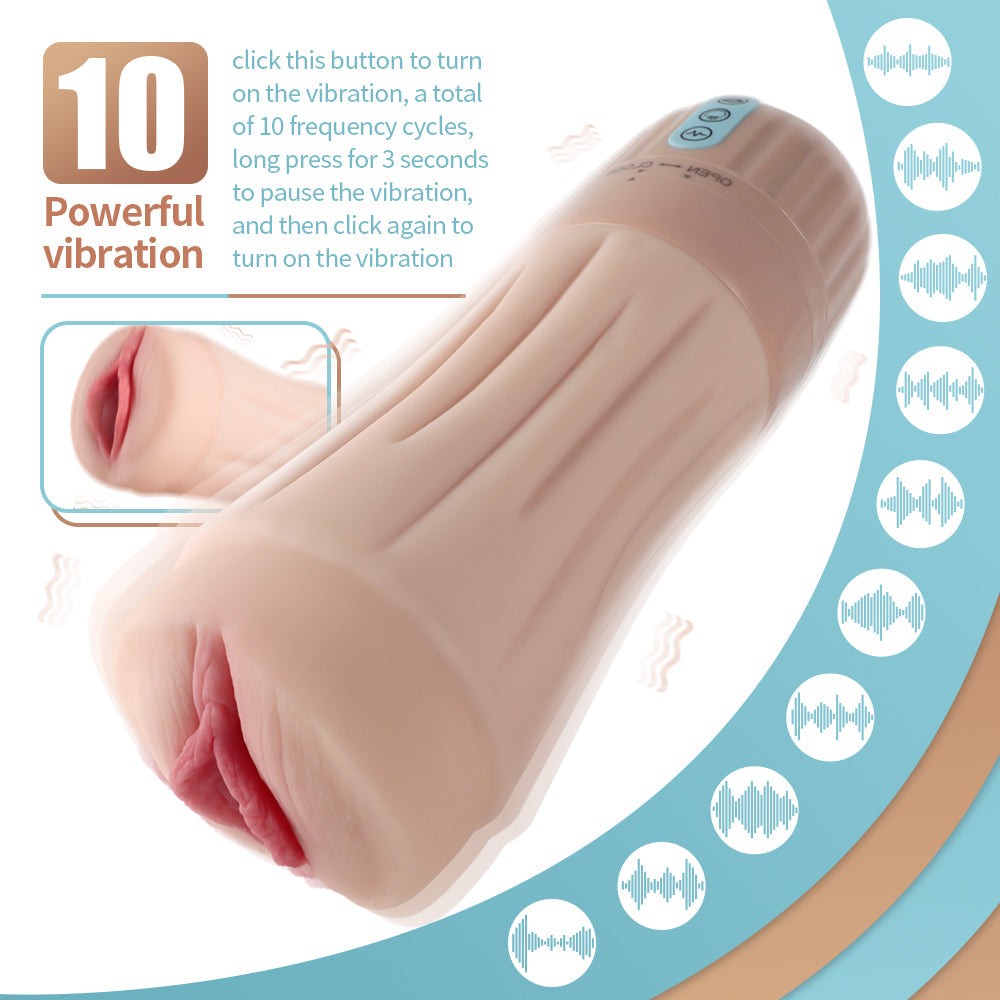 RHT Suction & Vibration Pussy Stroker V3