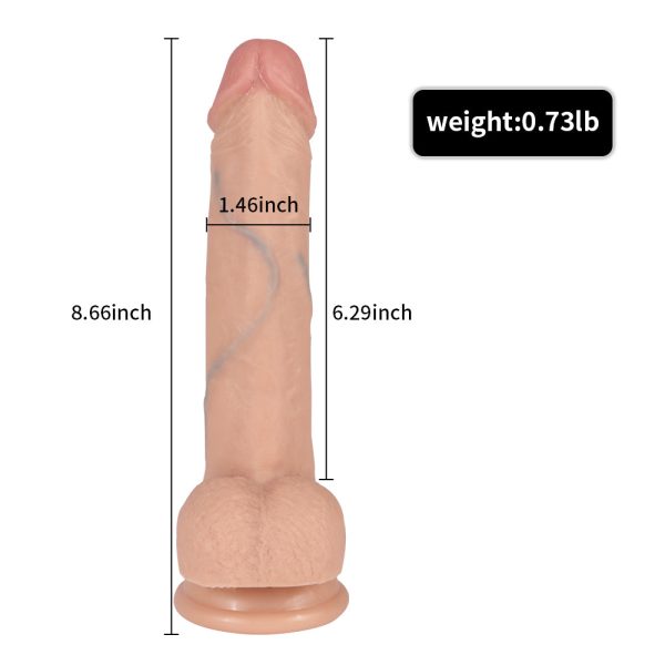 RHT RealSkin 8" Dildo #43 - Image 8