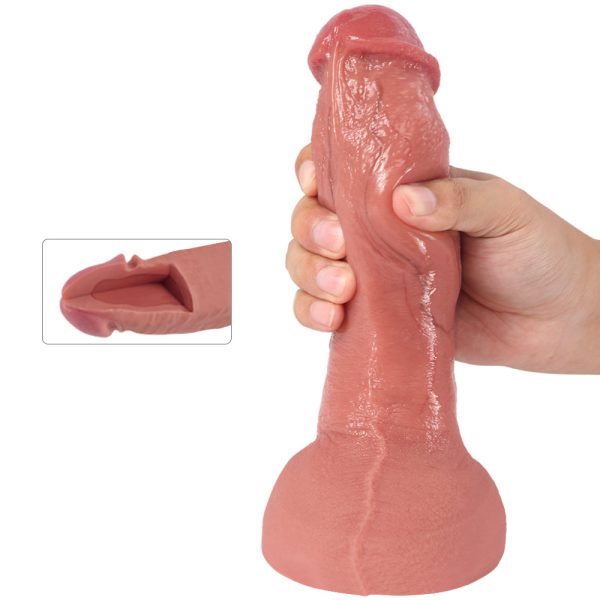 RHT RealSkin 8" Thick Dildo #43-M