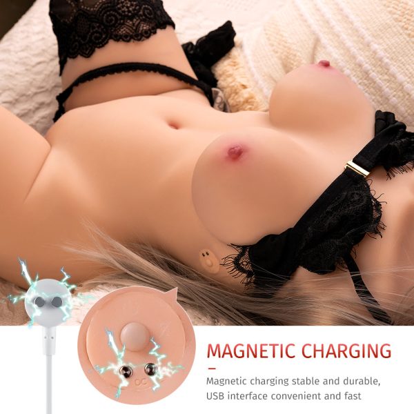 RHT Half Body Sex Doll - Isabella + Vibrating & Sucking - Image 6