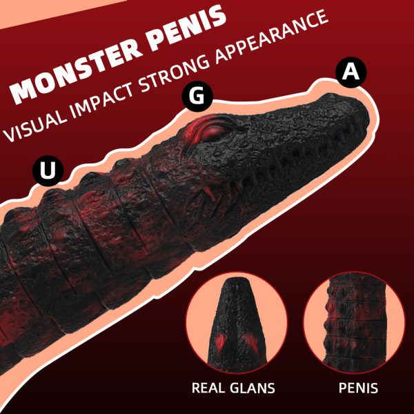 STV Red Dragon Monster Cock 8.5" Dildo #23 - Image 8