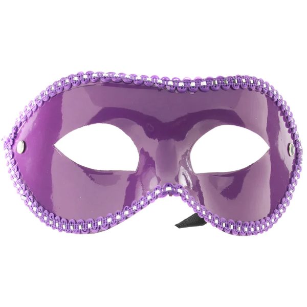Ouch! Erotic Scalloped Cocktail Mask in Purple - SexToysSurrey.Delivery