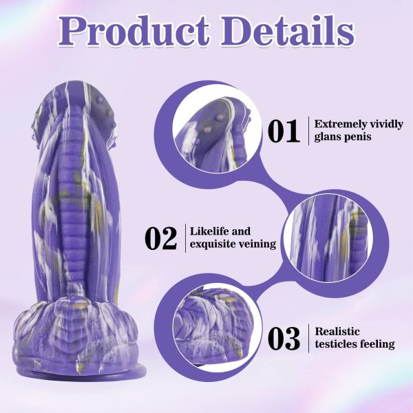 RHT Deluxe Monster Cock 7.5" Dildo #47 - Image 3
