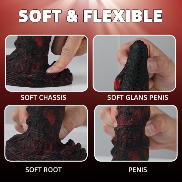 STV Red Dragon Monster Cock 8.5" Dildo #23 - Image 5