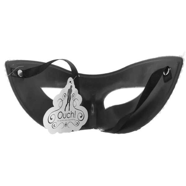 Ouch! Erotic Scalloped Cocktail Mask in Purple - SexToysSurrey.Delivery