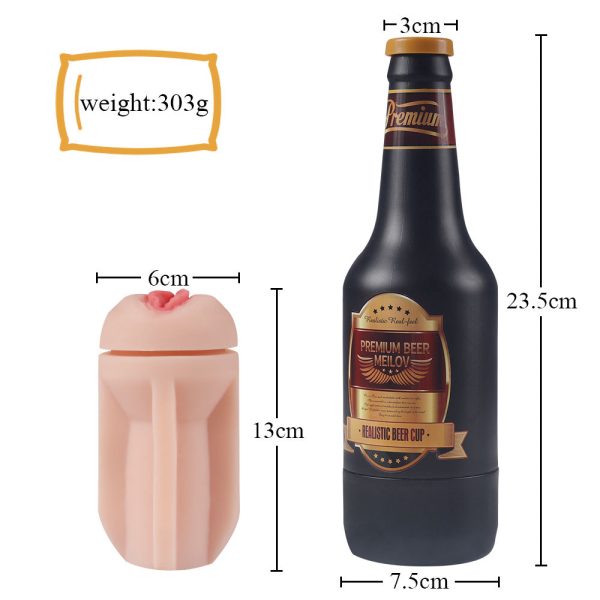 Beer Bottle Masturbation Stroker - Image 3