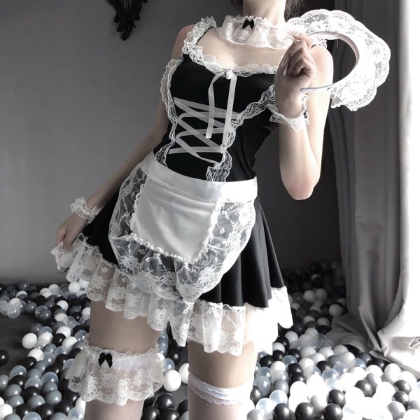 Sexy Maid Dress Costume - Image 5