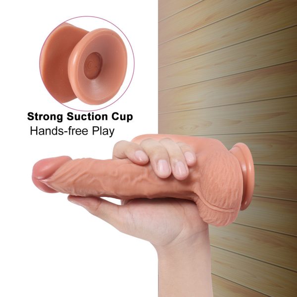 STV Remote Vibrating Dual Cock 8" Inch - Image 4