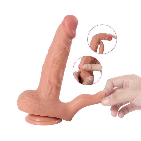 STV Remote Vibrating Dual Cock 8" Inch - Image 6