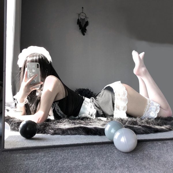 Sexy Maid Dress Costume - Image 3