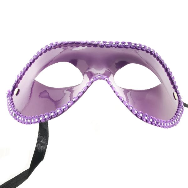 Ouch! Erotic Scalloped Cocktail Mask in Purple - SexToysSurrey.Delivery