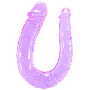 Lucky Lady Dual Stimulator Dildo in Purple - SexToysSurrey.Delivery