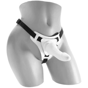 Ouch! Pleasure Silicone Strap-On in White - SexToysSurrey.Delivery