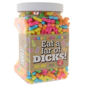 Eat A Jar Of Dicks Penis Shaped Hard Candies in 30oz - SexToysSurrey.Delivery