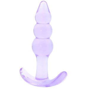 Jelly Rancher Ripple T Butt Plug in Purple - SexToysSurrey.Delivery