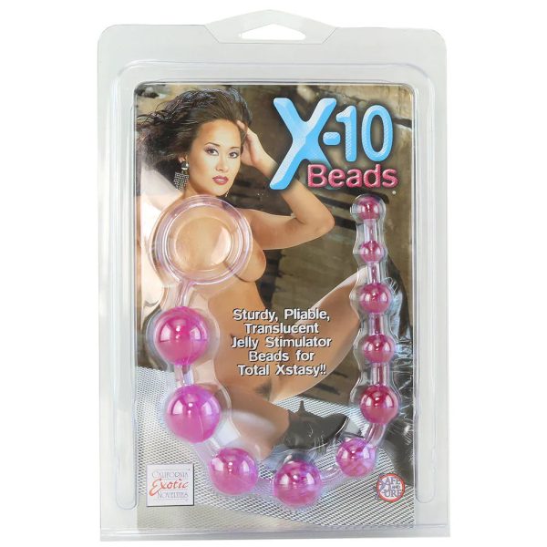 X-10 Anal Beads in Purple - SexToysSurrey.Delivery