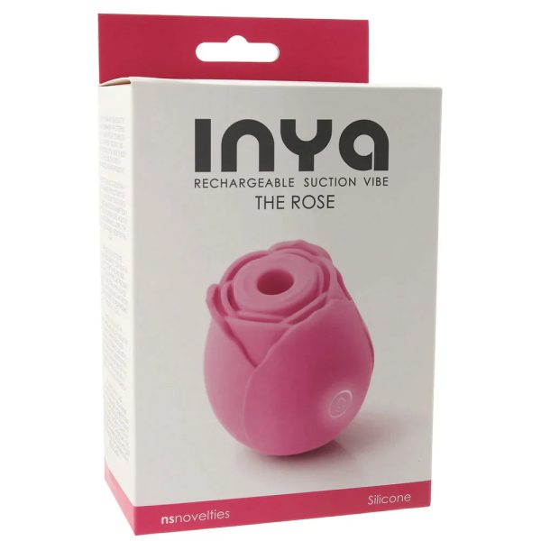 Inya The Rose Rechargeable Suction Vibe in Pink - SexToysSurrey.Delivery