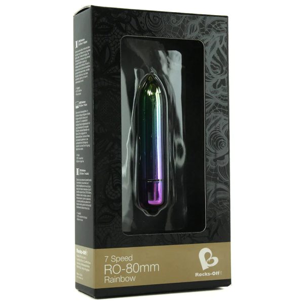 RO-80mm 7 Speed Rainbow Bullet Vibe - SexToysSurrey.Delivery