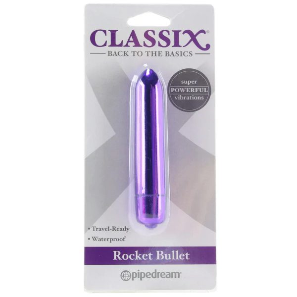 Back to the Basics Rocket Bullet Vibe in Purple - SexToysSurrey.Delivery