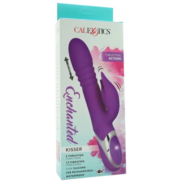 Enchanted Kisser Thrusting Rabbit Vibe in Purple - SexToysSurrey.Delivery