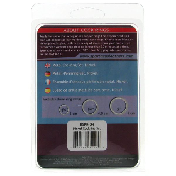 Metal Cock Ring Set - SexToysSurrey.Delivery