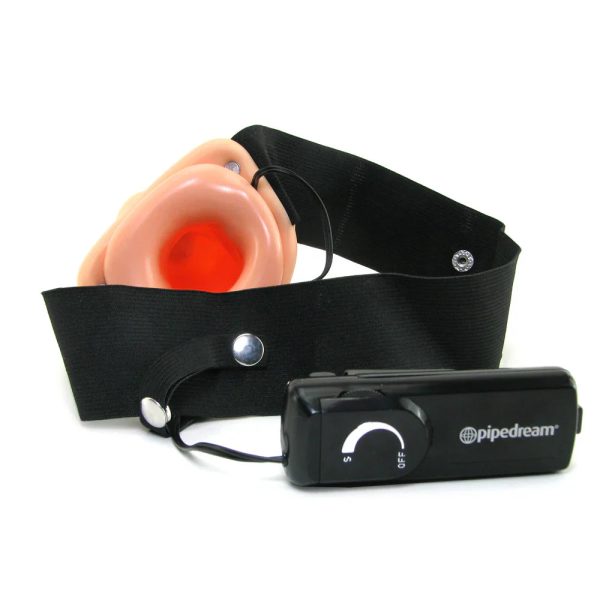 Fetish Fantasy 8" Hollow Vibrating Strap-On - SexToysSurrey.Delivery