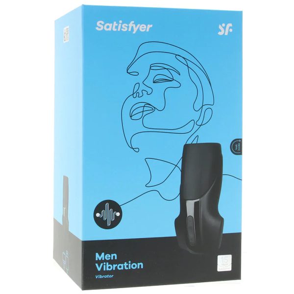 Satisfyer Men Vibration Stroker in Black - SexToysSurrey.Delivery