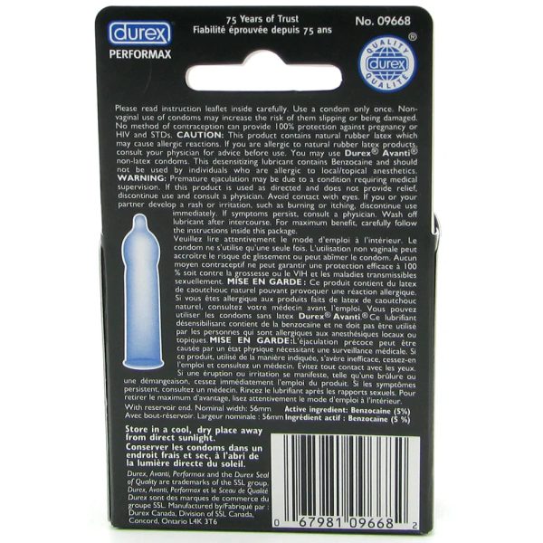 Performax Condoms in 3 Pack - SexToysSurrey.Delivery
