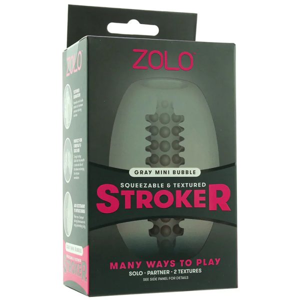 Mini Bubble Stroker in Gray - SexToysSurrey.Delivery