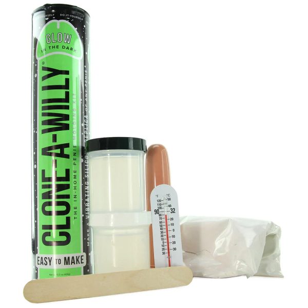 Clone-A-Willy Vibrator Kit in Glow in the Dark - SexToysSurrey.Delivery