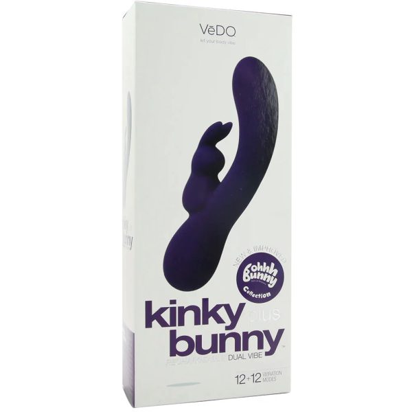 Kinky Plus Bunny Dual Vibe in Deep Purple - SexToysSurrey.Delivery