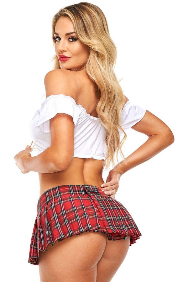 Teacher's Pet White Tie-Up Top - SexToysSurrey.Delivery
