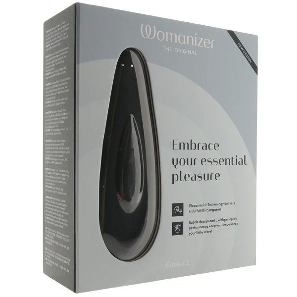 Womanizer Classic 2 Pleasure Air Stimulator in Black - SexToysSurrey.Delivery