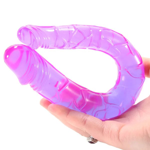 Lucky Lady Dual Stimulator Dildo in Purple - SexToysSurrey.Delivery