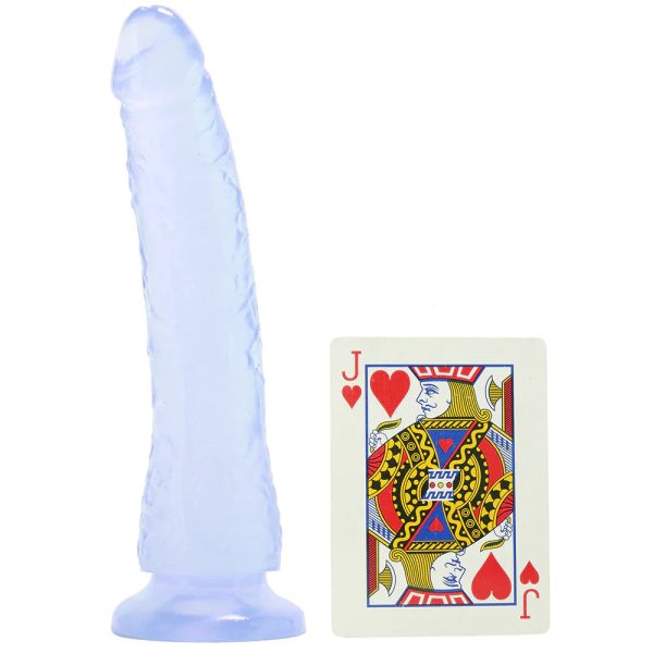 Basix Slim 7 Inch Dildo in Clear - SexToysSurrey.Delivery