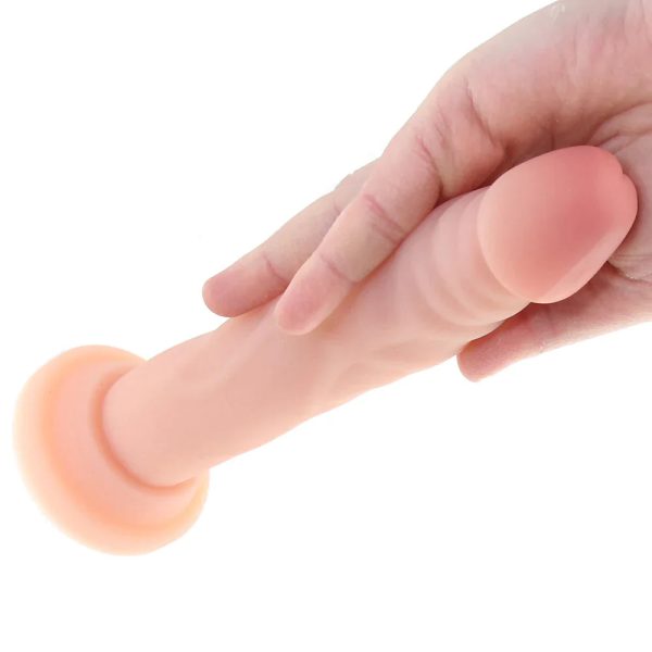 Dr. Skin Dr. Carter 7 Inch Dildo in Vanilla - SexToysSurrey.Delivery