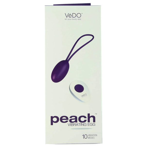 Peach Remote Vibrating Egg in Into You Indigo - SexToysSurrey.Delivery