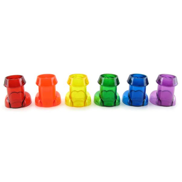 Rainbow Pecker Shot Glasses - SexToysSurrey.Delivery