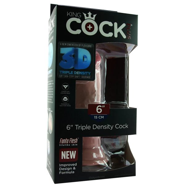 King Cock Plus Triple Density 6 Inch Cock - SexToysSurrey.Delivery